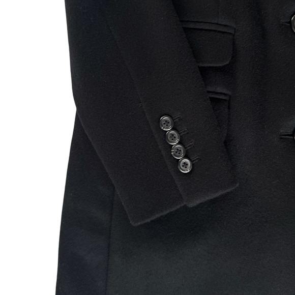 J Crew Nello Gori Wool Peacoat in Black | PETITE 2 - Picture 6 of 10